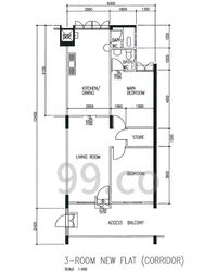 Blk 138 Bedok North Street 2 (Bedok), HDB 3 Rooms #618189061